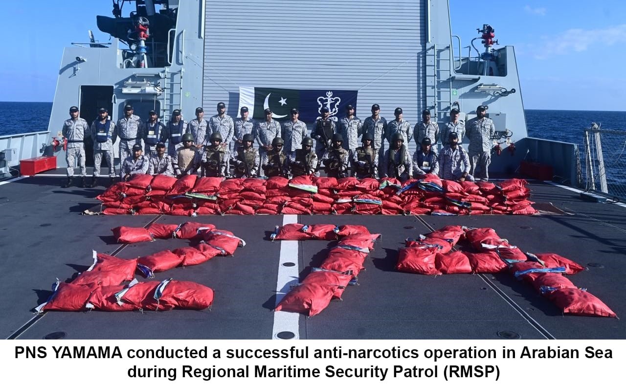 Pakistan Navy seizes nearly $3m worth of hashish in major Arabian Sea bust