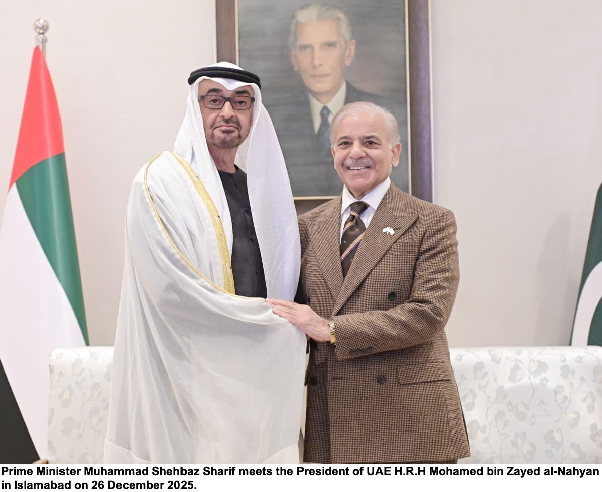 Pakistan, UAE vow to boost trade and strategic cooperation during MBZ's official visit