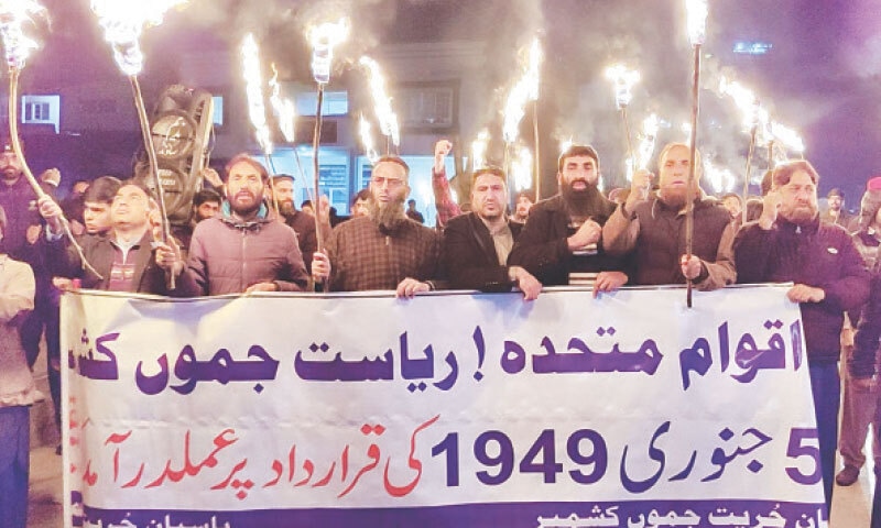 Leaders demand UN-supervised plebiscite to decide Kashmir’s future on Self-Determination Day