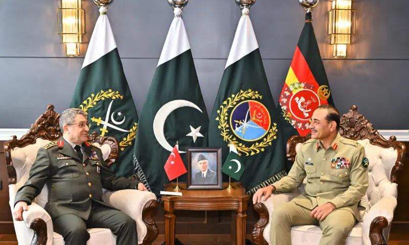 CDF Munir, Turkish General discuss regional security, boost Pakistan-Turkiye defence ties
