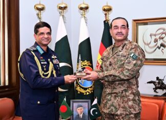 Bangladesh’s Air Chief meets top military leaders to deepen defence cooperation