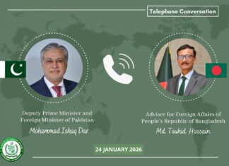 FM Dar, Bangladesh Adviser discuss trade, economic cooperation in phone call