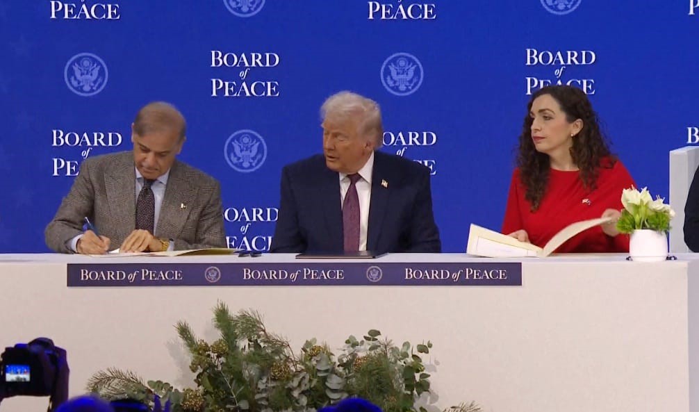 Pakistan signs Trump-led ‘Board of Peace’ charter to support ‘Gaza peace’