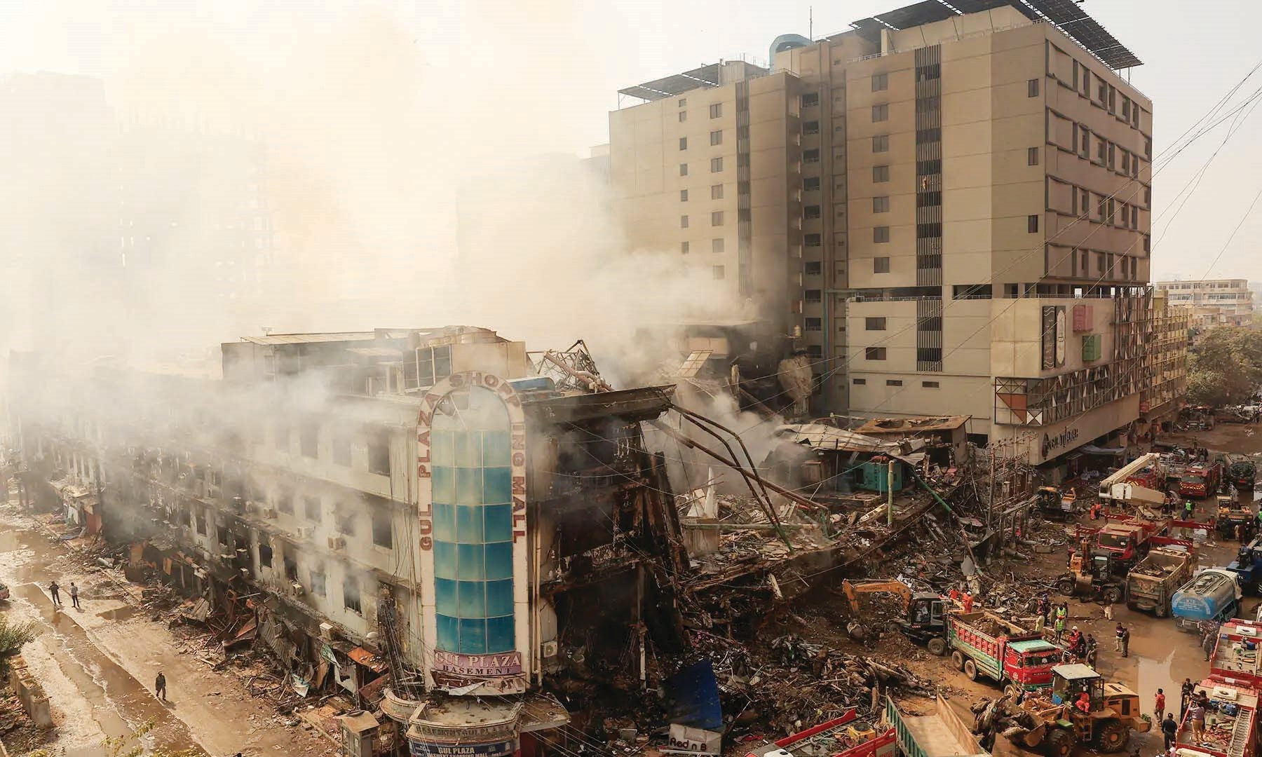 Gul Plaza fire sparked by child, inquiry report finds