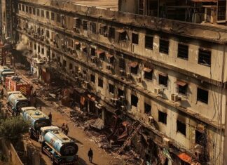 FIR lodged over Gul Plaza inferno as death toll climbs to 71