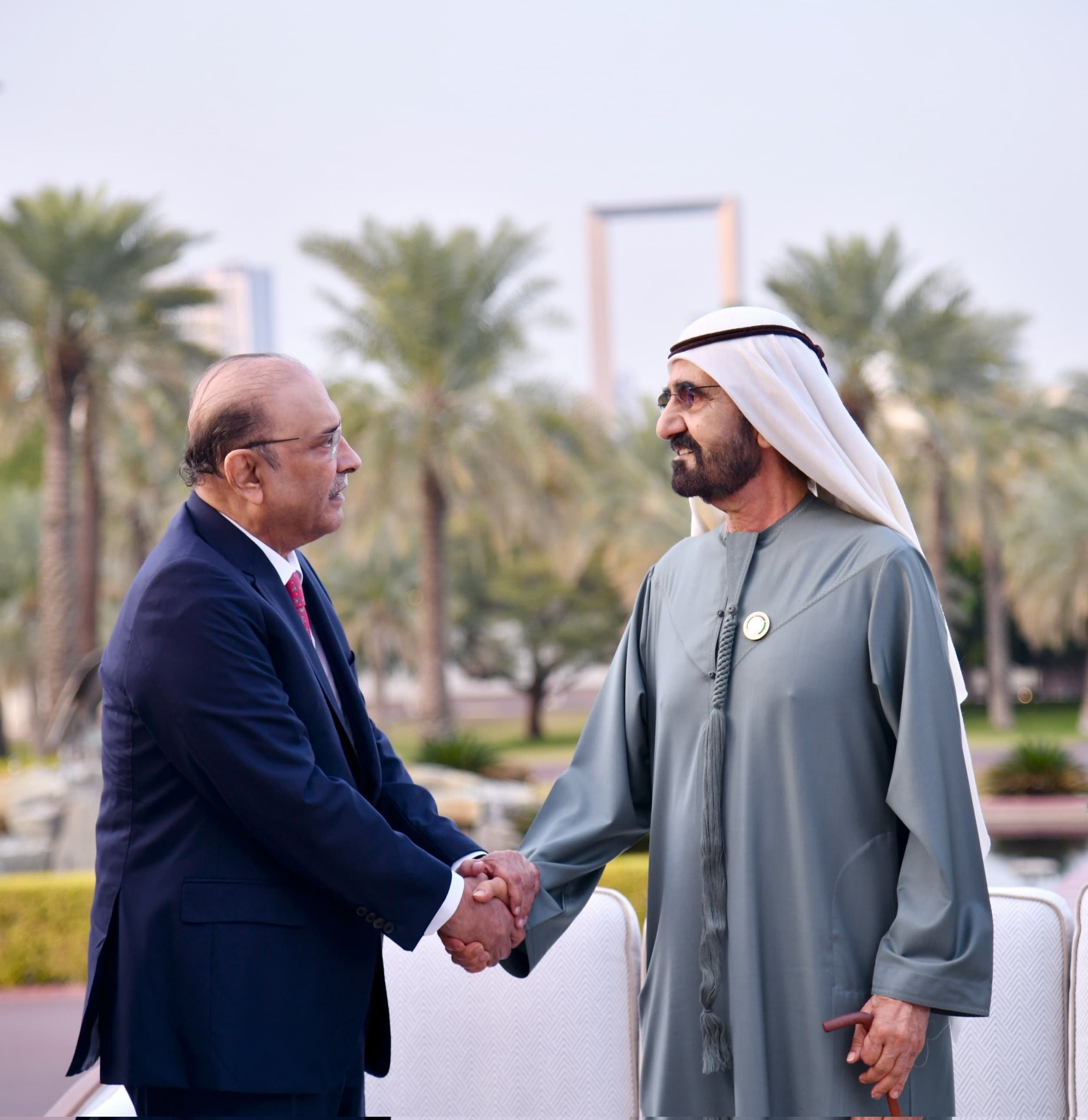 President Zardari, UAE vice president pledge stronger economic, trade and investment ties