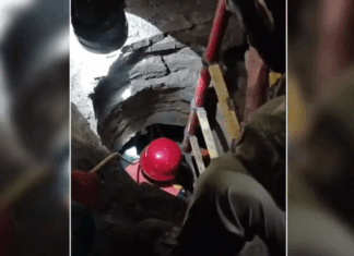 Three arrested over mother and infant’s death from falling into open sewer in Lahore