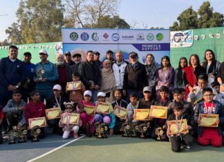 Ayan, Amir, Khurram emerge champions at Memorial Punjab Junior & Senior Tennis event