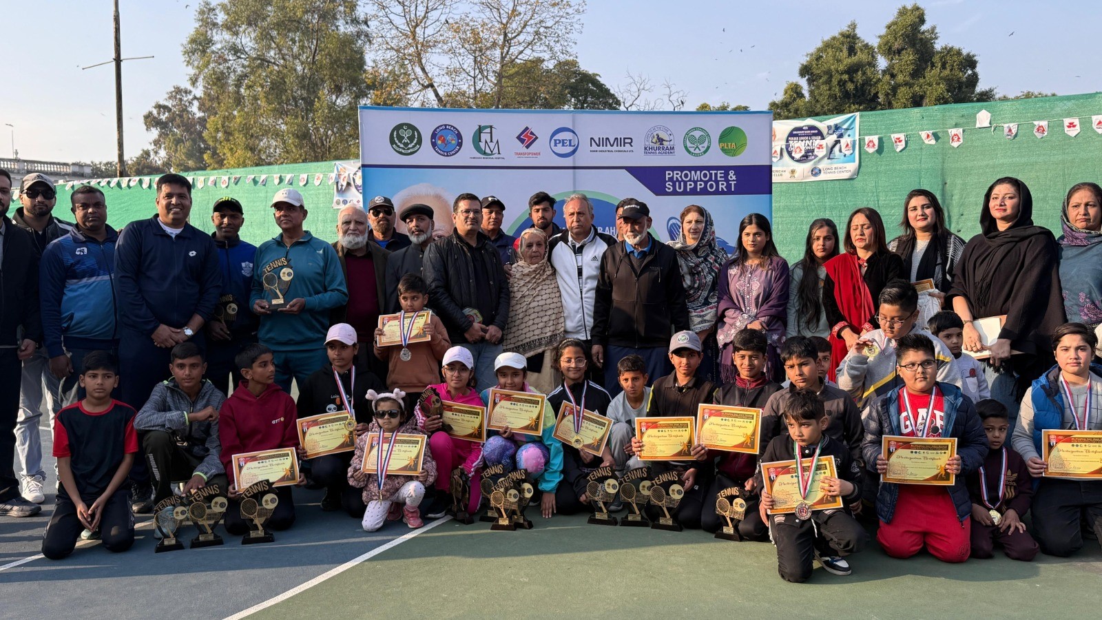 Ayan, Amir, Khurram emerge champions at Memorial Punjab Junior & Senior Tennis event