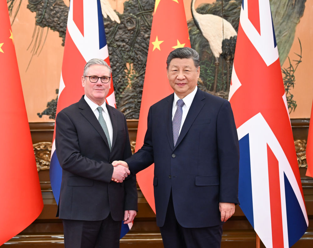 Xi, Starmer vow long-term, stable comprehensive strategic partnership