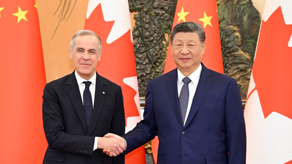 Xi urges new China-Canada strategic partnership, calls for mutual trust and multilateral cooperation