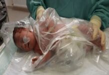 Abandoned baby found in shopping bag in freezing cold to be adopted