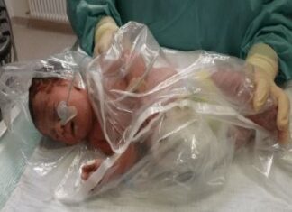 Abandoned baby found in shopping bag in freezing cold to be adopted