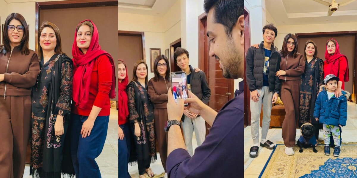 Iqrar ul Hassan’s family photos set social media abuzz