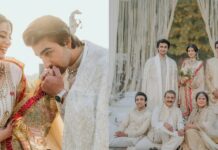 Actors Khaqan Shahnawaz and Sabeena Syed share first photos from their weeding