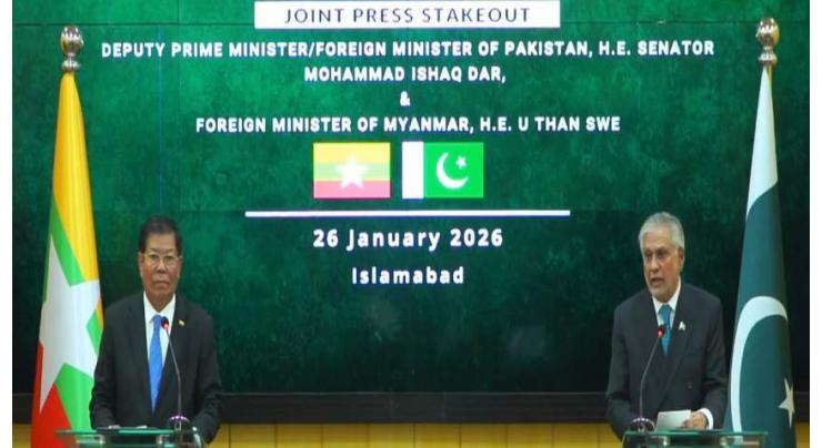 Pakistan, Myanmar agree to expand cooperation across key sectors