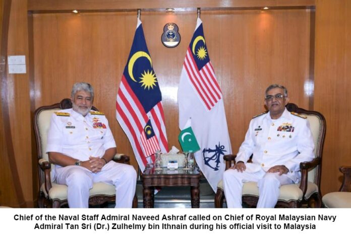 Pakistan Navy chief visits Malaysia to deepen maritime security cooperation