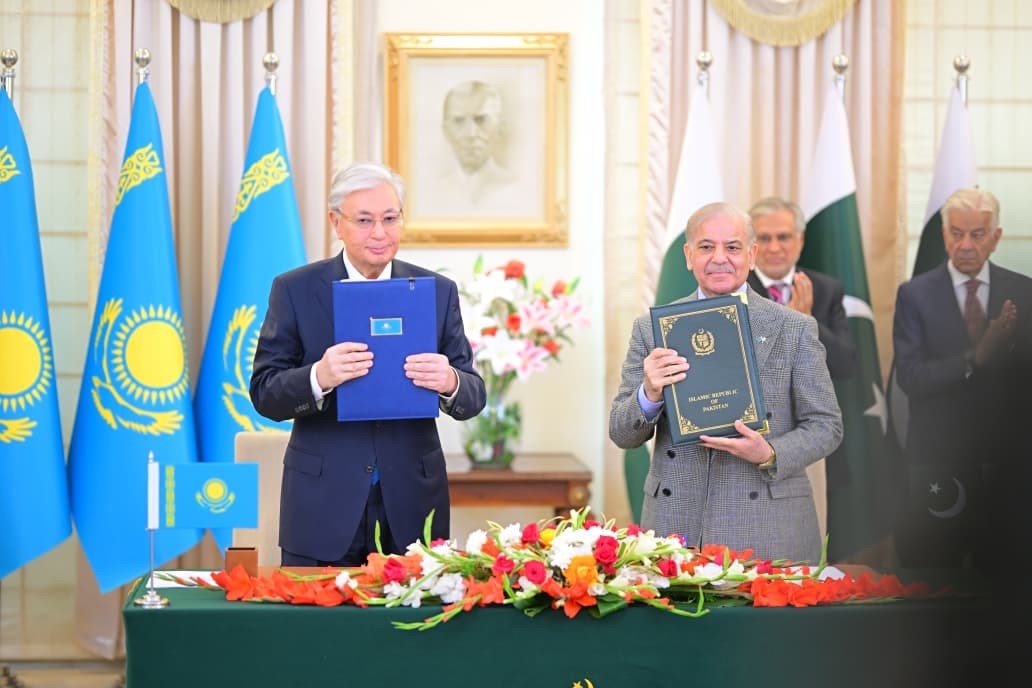 Pakistan, Kazakhstan agree to elevate ties to ‘strategic partnership,’ set trade target at $1b