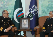 Pakistan, Azerbaijan naval leadership discuss expanding defence ties: ISPR