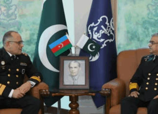 Pakistan, Azerbaijan naval leadership discuss expanding defence ties: ISPR