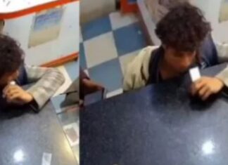 Watch: Man injured after phone battery explodes in his mouth