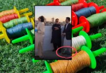 Netizens criticise political figures using ‘charkhi’ during Basant celebrations